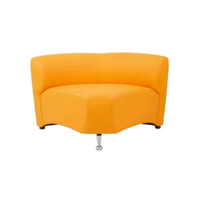 Modular corner sofa unit Florida, upholstery - Zeus Deluxe Orange